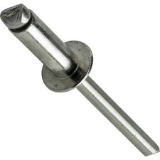 Stainless Steel Pop Rivets 1/8" x 1/4" Dome Head Blind 4-4 Quantity 100