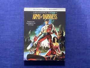 Army of Darkness (Collectors Edition) 4K UHD + Blu-ray (4 Disc Set) + Slip - NEW - Picture 1 of 2