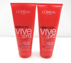 2 L'Oreal Anti-Oxidant Technology Vive Pro Color Conditioning Treatment 6.8 Oz - Picture 1 of 1