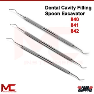 Dental Spoon Excavators Filling Restoration Dentist Cavity Implant Surgery Tool - Picture 1 of 5