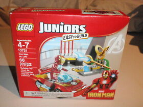 Lego Juniors Super Heroes 10721 Iron Man vs. Loki - Minifigures & Super Car 