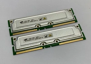 128MB (2 x 64MB) Samsung MR16R1622DF0-CT9 1066-32P RAMBUS RIMM Computer Memory - Picture 1 of 3
