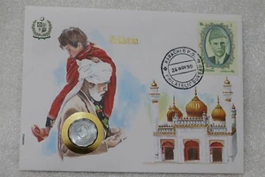 PAKISTAN 10 PAISE MÜNZBRIEF B39 #28 - Bild 1 von 2