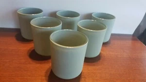 6 Pack Candle Making Supplies Containers 4" X 3.75" Matte Sage Wooden Wick Co  - Picture 1 of 5