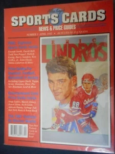 ALAN KAYE'S SPORTS CARDS PRICE GUIDE # 5 APR 92 ERC LINDROS - Picture 1 of 4