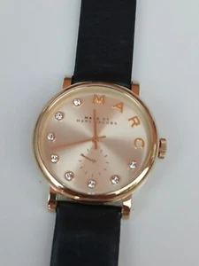 Marc Jacob’s Women’s Gold Plated Case Watch Working Excellent Condition - Picture 1 of 8