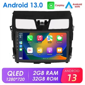 Radio de coche 64G para Nissan Altima Carplay 2013-2018 10" Android 13 GPS navegación estéreo - Imagen 1 de 24