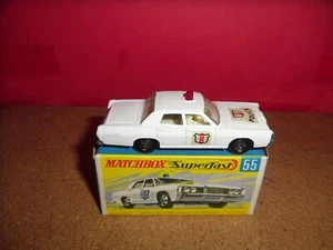 Matchbox Sup/fast #55-Mercury Police Car,Nr Mint In Nr Mint Orig G Box,NOS,1970. - Picture 1 of 12