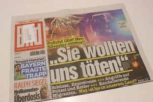 BILDzeitung 03.01.2023 Januar Towart Hammer Trapp Ralph Siegel - Bild 1 von 3