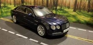 RARE BENTLEY FLYING SPUR W12 PEACOCK BLUE KYOSHO 1:18 SCALE **READ** - Picture 1 of 12