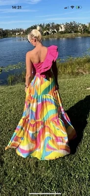 Flying Tomato fancy maxi skirt, size S - Image 1 of 4