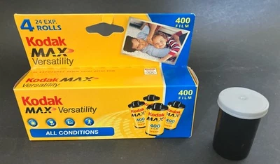 Five 24-Exposure Rolls *EXPIRED* Kodak Max 400 35mm Color Film - Image 1 of 4