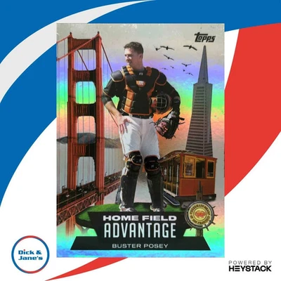 Topps Buster Posey Home Field Advantage 2022 #HA-9 San Francisco Giants Foto 1 de 4