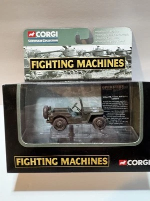 Corgi Fighting Machines Willys MB Jeep – Operation Overlord WWII Die-Cast Model - Image 1 of 3