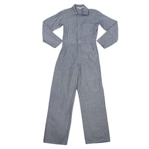 Vintage Schlüssel Overall Herren Arbeitskleidung Fischgrät gestreift Imperial Hergestellt in den USA - Bild 1 von 20