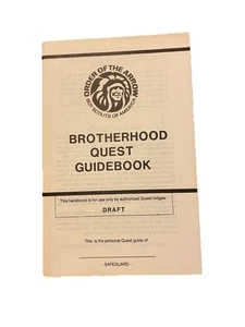 Vintage BSA OA Brotherhood Quest Guidebook Draft - Imagen 1 de 7