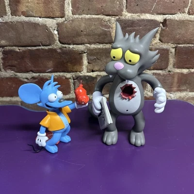 2 figuras de vinilo suave picazón y rasguño de Los Simpson COMPLETO COLORWAY por Kidrobot Foto 1 de 4