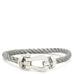 FRED Armband Force 10 großes Modell K18WG Edelstahlkabel silberweiß - Bild 1 von 11