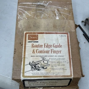 VINTAGE Craftsman Router Edge Guide & Contour Finger - #925173 - Made in USA - Picture 1 of 2
