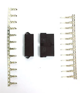 10set Wire to Wire Connector 2.5mm Housing ( Receptacle + Plug ) + Pins 12P RoHS - Picture 1 of 6