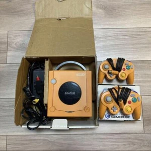 Nintendo Gamecube DOL-001 Orange Console Boxed Tested w/ HDMI Conversion Cable - Picture 1 of 17