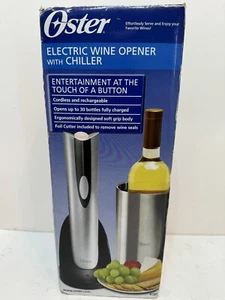 Oster Cordless and Rechargeable Electric Wine Opener With Chiller - Picture 1 of 4
