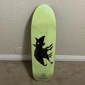 Element Sascha Daley Demon Glow In The Dark Green Pro Skateboard Deck 8.8”x31.7” - Picture 1 of 8