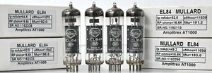 MULLARD EL84 made in Gt. Britian AMPLITREX AT1000 TESTED 1MQ - Picture 1 of 11