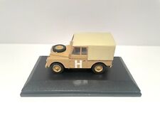 Oxford Diecast Land Rover 88" Canvas Back Sand Military 1:43 Scale