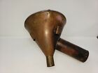 Antique Bausch & Lomb brass copper jacketed tempering funnel