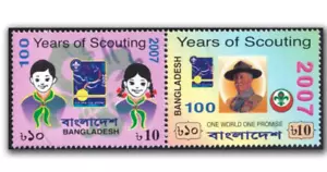Bangladesh 2007 100 Years Of Scouting Scout 2v Stamp MNH - Picture 1 of 3