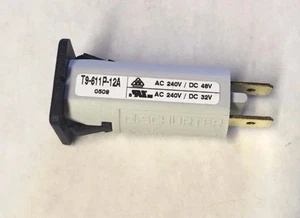Interruptor de circuito térmico Schurter T9-611P-12A (2 piezas = 1 lote) - Imagen 1 de 4