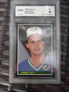 1985 DONRUSS JIMMY KEY ROOKIE CARD # 559 TORONTO BLUE JAYS  MINT 9 - Picture 1 of 3