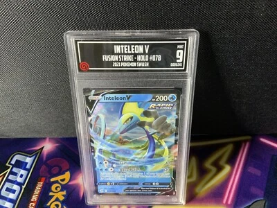 Inteleon V 078/264 Ultra Rare Fusion Strike Pokemon TCCG 9 NOT PSA - Image 1 of 2