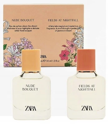 Zara Nude Bouquet & Fields At Nightfall 2 x 30 ml Set Parfum Damenduft - Bild 1 von 4