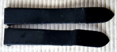 Authentic Cartier Roadster Watch Strap KD93XR93 Black Leather  16/14 - Image 1 of 4