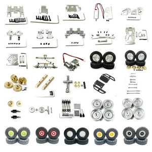 Alloy metal Upgrade Parts silver Fit 1/24 RC Car Axial SCX24 AXI90081 0001 0002 - Picture 1 of 142