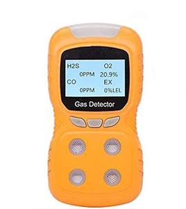 Vzmcov 4IN1 Gas Detector Rechargeable Portable 4IN1 Clip Gas Monitor MeterTester - Picture 1 of 8