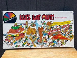 Vintage Lets Eat Out! Fun Food Board Game Selchow & Righter 1981 No. 64 - Picture 1 of 10