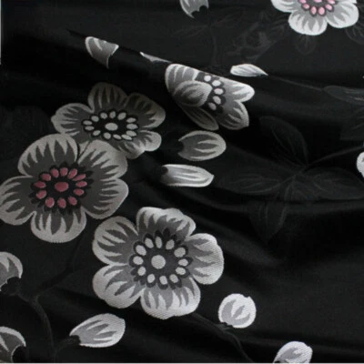 Vestido bordado de tela floral jacquard satinado brocado hágalo usted mismo vendido por metro Foto 1 de 4