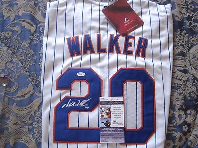 NEIL WALKER NEW YORK METS AUTOGRAPHED SIGNED WHITE JERSEY W/COA BRAND NEW! - Image 1 of 3