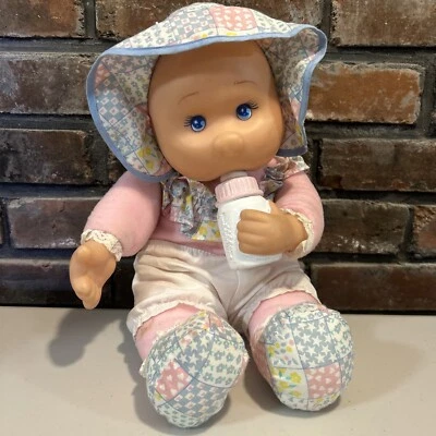 Lollipalooza Goldberger Baby Doll Plush Body Rubber Face Thumb Bottle Sucking - Image 1 of 4