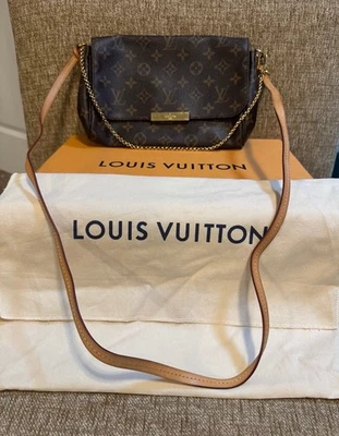 ❤️ Bolso sin asas LV Louis Vuitton Favorite MM monograma con bolsa para el polvo y caja ❤️ Foto 1 de 4