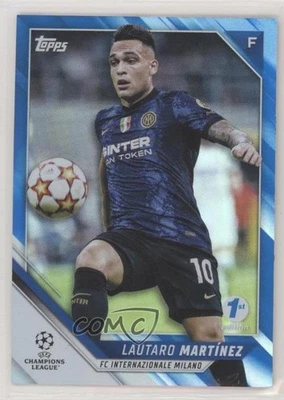 2021 UCL Collection 1st Edition Blue Inferno Foil /30 Lautaro Martinez Martínez - Image 1 of 2