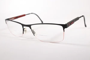 Carrera Eyeglasses 8835 Unisex Black Semi-Rimless Metal Eyewear Glasses Frames - Picture 1 of 4