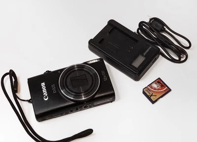 Canon IXUS 275 HS Digital Camera | Black | 20.2 MP | 12x Optical Zoom - Image 1 of 4