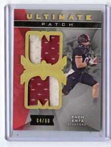 Zach Ertz 2013 Upper Deck Ultimate Collection Jersey 4/60 #UJ-ZE Rookie Patch RC - Picture 1 of 2