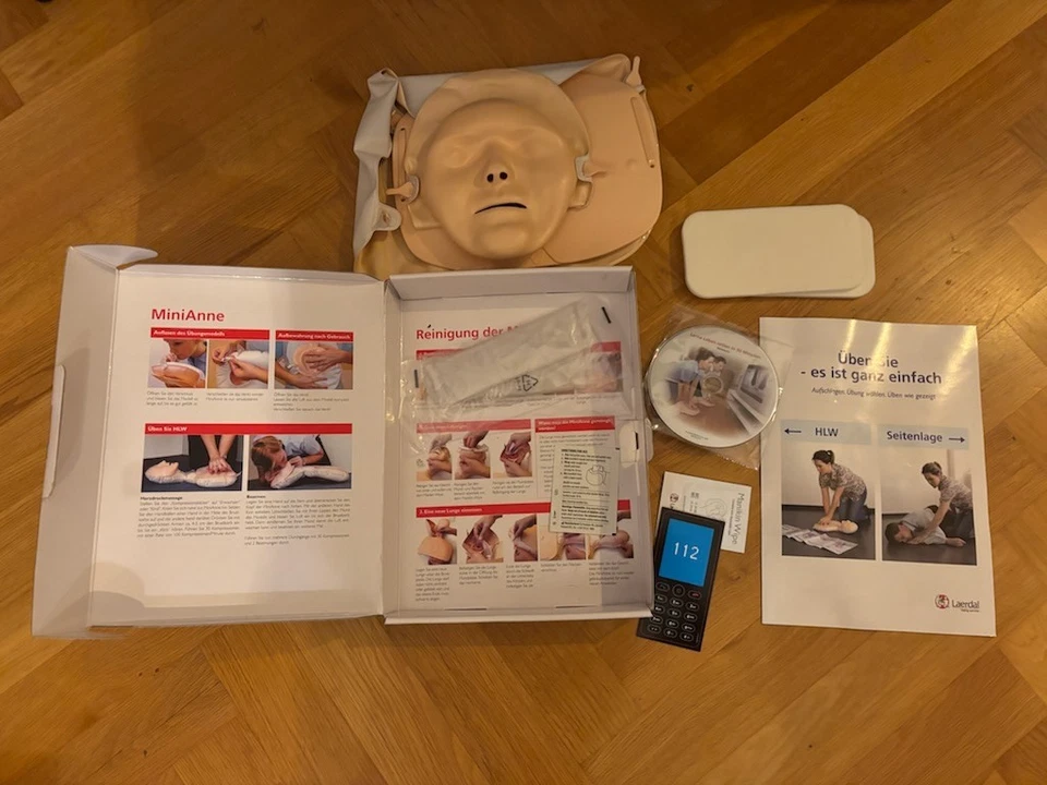 Erste Hilfe Übungsset Mini Anne - Bild 1 von 1