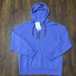 NUEVO CON ETIQUETAS On Cloud Running Unisex Gráfico Club Sudadera con Capucha Púrpura Para Hombre Talla Mediana. E1 - Imagen 1 de 7