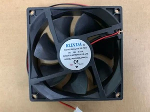 1PC RUNDA RSH9225L24N41A 24V 0.32A 9.2CM 9225 2-wire welding machine cooling fan - Picture 1 of 4